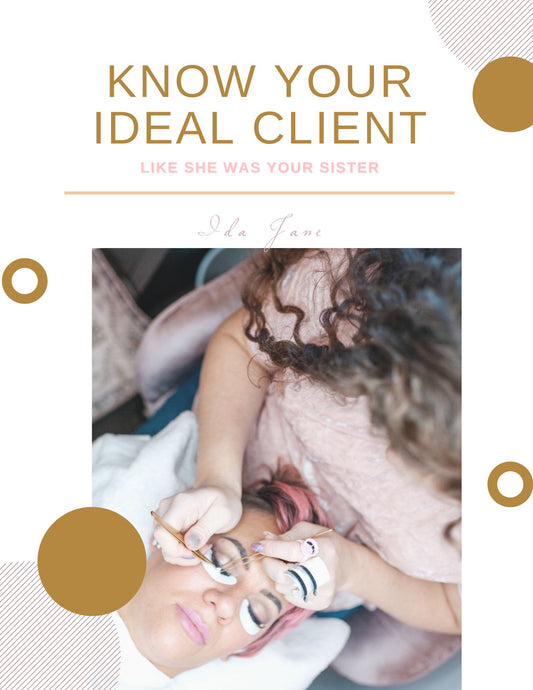 Ideal Client Workbook for Lash Artists